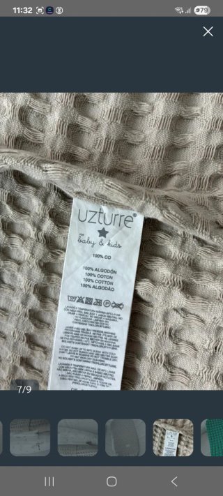 Nido colecho Uzturre con colchón Lémur. Cómo nuevo