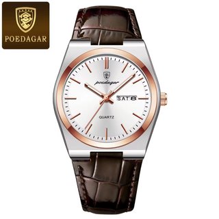 Reloj POEDAGAR Cuarzo Correa Marrón
