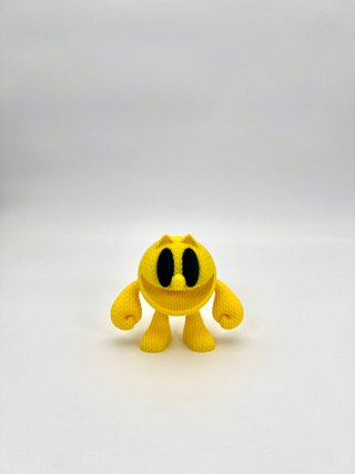Pac-Man Knitted Figure – Figura Crochet Retro Gami