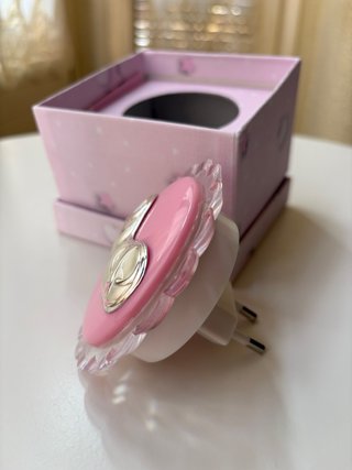 Luz nocturna bebé plata y rosa