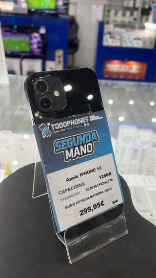 iPhone 12 128GB Batería 100%.