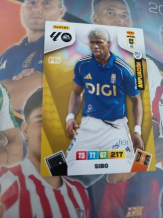 Carta Panini XL Sibo Ampliación 263 BIS