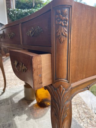 Escritorio vintage de madera
