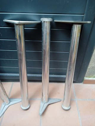 4 Patas Aluminio Mesa