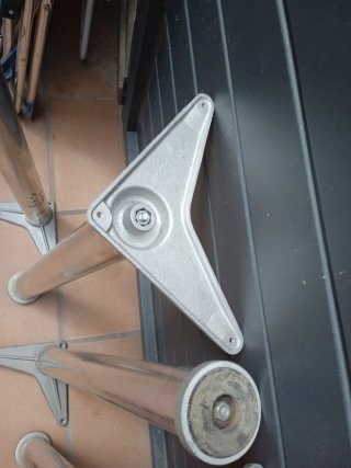 4 Patas Aluminio Mesa