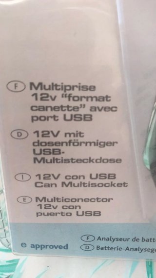 Multiconector 12V con puertos USB coche