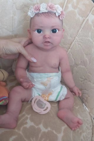 Bebé Reborn Silicona Platino