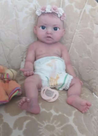 Bebé Reborn Silicona Platino