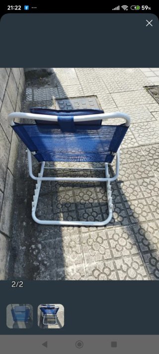 Silla de playa Quechua plegable