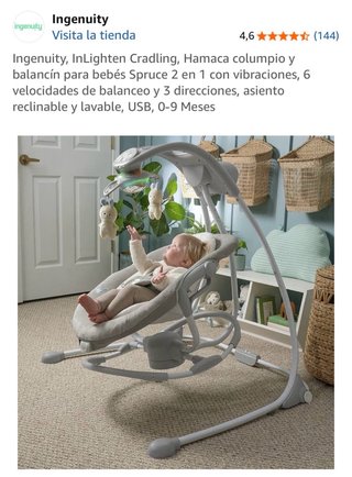 Columpio Eléctrico para Bebé
