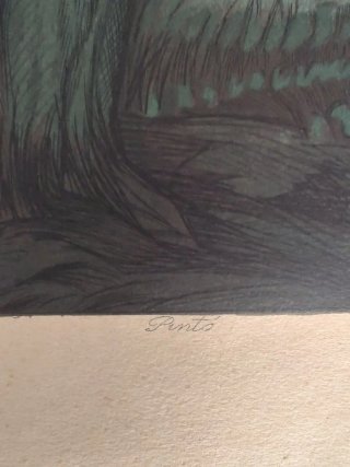 Litografía Gustavo de Maeztu