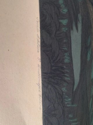 Litografía Gustavo de Maeztu