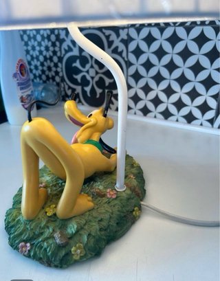 Lampada Pluto Disney Statuetta