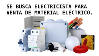 Electricista para venta de material eléctrico
