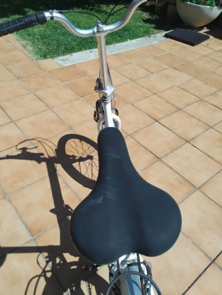 Bicicleta Plegable 20 blanca