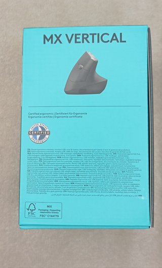 Logitech MX Vertical Ratón Ergonómico Inalámbrico