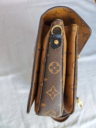 Bolso Louis Vuitton Marrón y Dorado