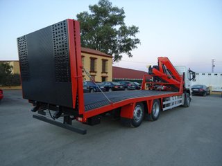 Volvo FM 12 380-CAMIONES PORTAMAQUINARIAS