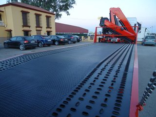 Volvo FM 12 380-CAMIONES PORTAMAQUINARIAS