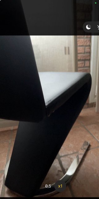 MAISONS DU MONDE.Pack 4 sillas CANTILEVER negras