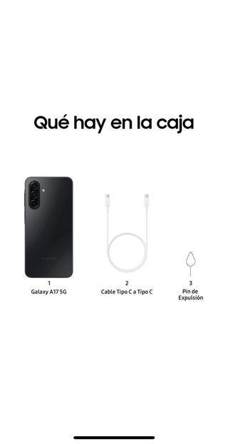 Samsung Galaxy A17 128GB Negro