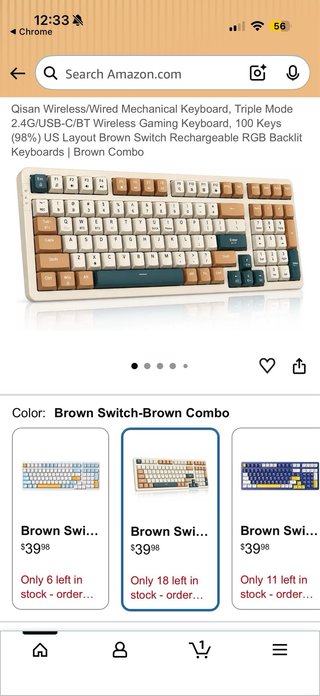 Teclado Mecánico Inalámbrico LED