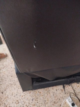 Regalo Sofá Eléctrico  Cuero Negro