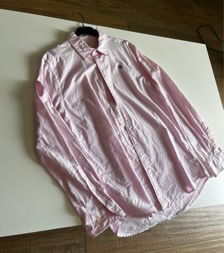 Álvaro Moreno Oxford Shirt Pink Light Logo
