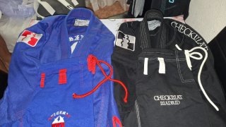 Kimono Checkmat Adulto Jiu Jitsu Negro