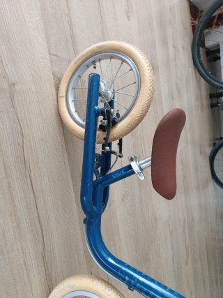 Bicicleta sin pedales 12 azul