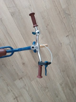 Bicicleta sin pedales 12 azul