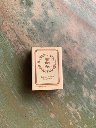 Lote Cajas de Cerillas Vintage Hoteles de Lujo