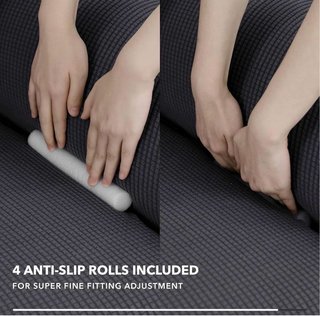 Funda Sofá Gris Elástica 3 Plazas 180-235cm