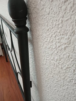 Cabecero forja metálico negro