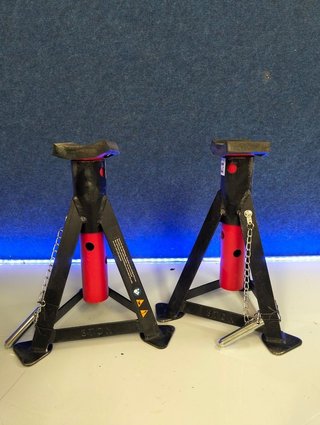 Arebos Juego 2 Soportes de Gato 3T Ajustables