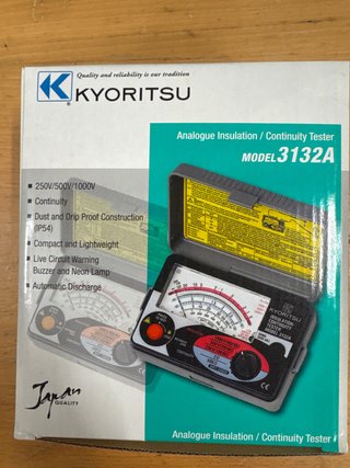 Medidor Aislamiento Kyoritsu 3132A