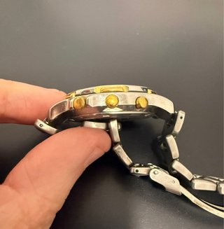 Reloj Lotus Cronógrafo Alarma Oro Plata