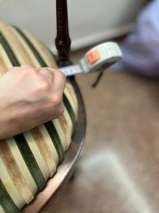 6 Sillas de Comedor Madera y Terciopelo