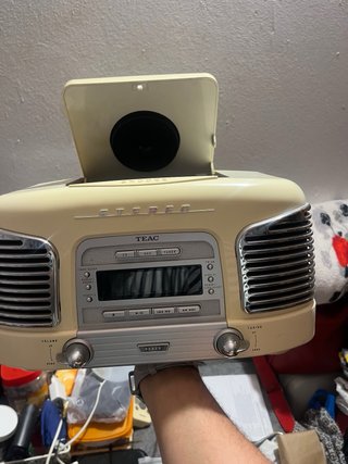 TEAC Retro CD Radio Alarma Mando Original