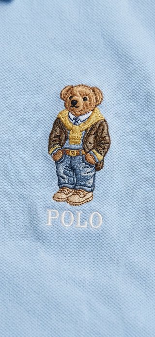 Polo Ralph Lauren Oso Azul Talla S M y L