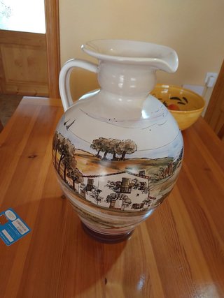 Jarrón decorativo de cerámica
