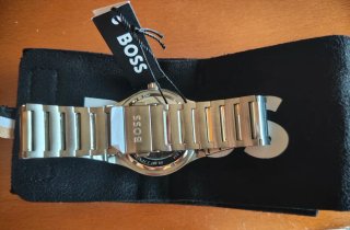 Reloj BOSS Automático Plata y Blanco