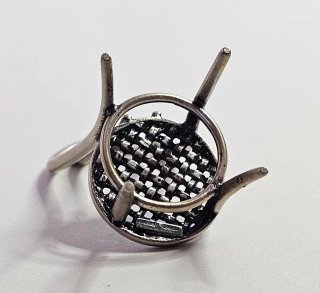 Miniatura Sedia Argento 800
