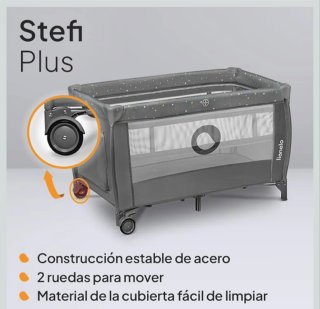 Cuna de viaje Lionelo Stefi Plus