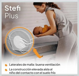 Cuna de viaje Lionelo Stefi Plus