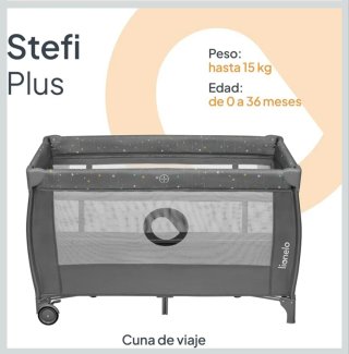 Cuna de viaje Lionelo Stefi Plus