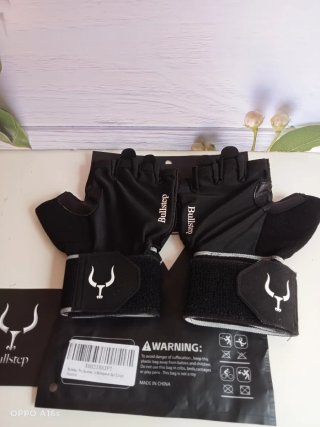 Guantes Bullstep Unisex Gimnasio Negro