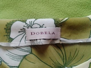 Blusa vintage floral manga corta DOBELA