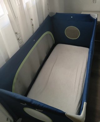 Cuna de viaje Chicco azul
