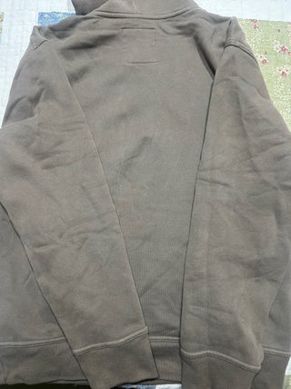 Sudadera Hollister Marrón con Cremallera